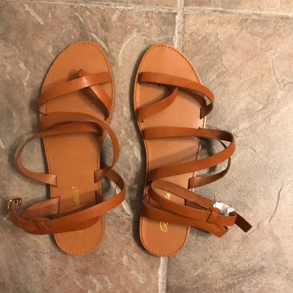 Cognac Sandals